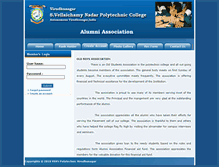 Tablet Screenshot of alumni.vsvnpolytechnic.in